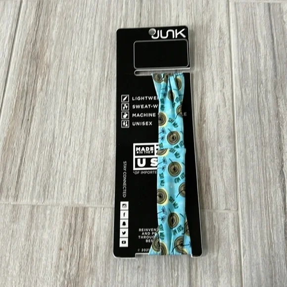 Junk Headband Big Bang Lite Headband Stay Wild floral blue yellow black washable - Picture 5 of 5
